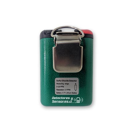 Detector de Gas Dióxido de Sulfuro